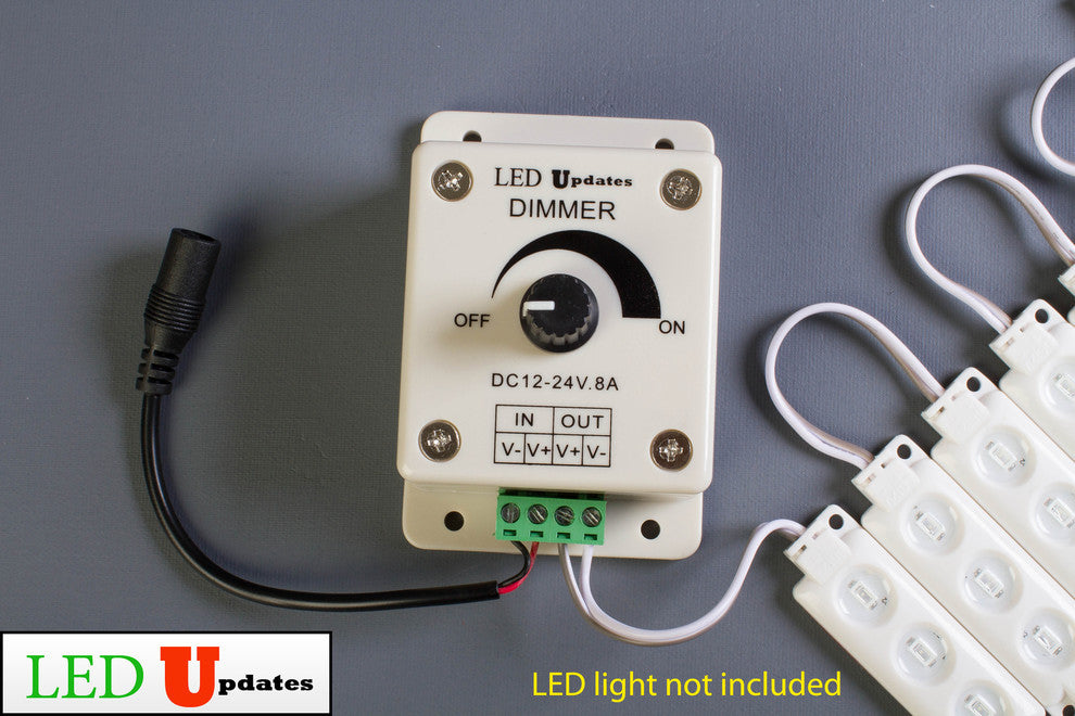Single Color LED Light Dimmer Switch 8A