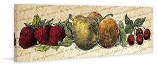 "Fruit and Veg A" Painting Print on Canvas