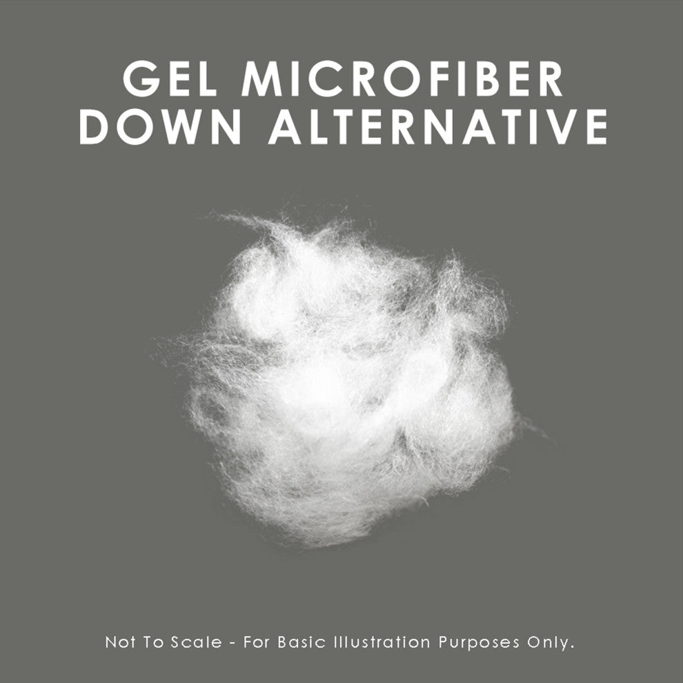 Gel Microfiber Down Alternative Comforter, Queen