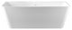 Axton 67 Inch Acrylic Double Ended Freestanding Tub