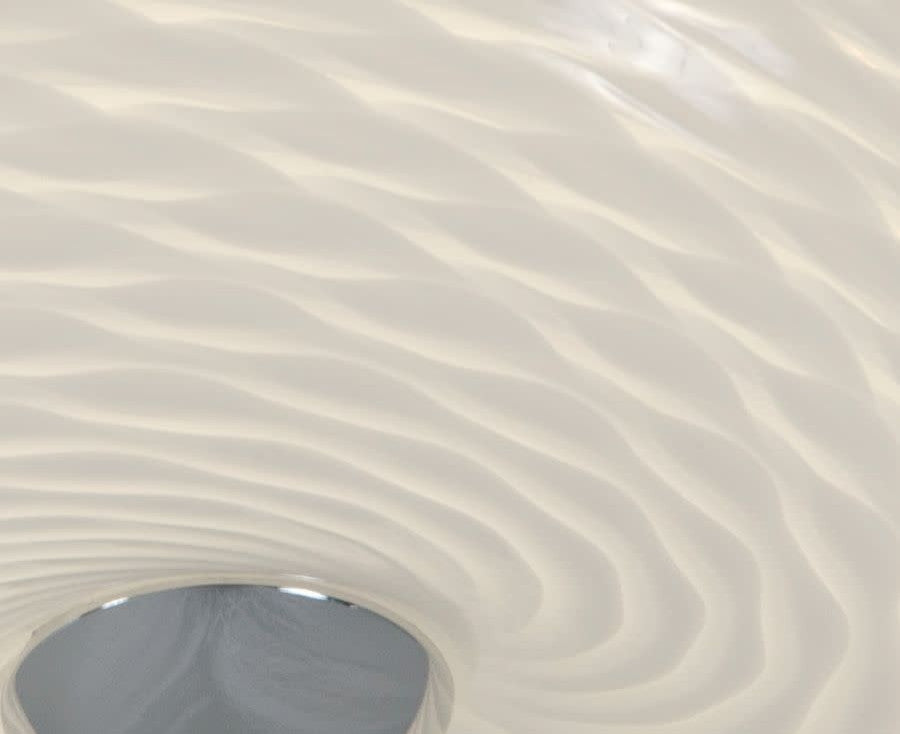 Varaluz AC1581 Swirled 2 Light 12" Ceiling Light - Chrome