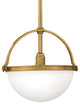 Hudson Valley Stratford One Light Pendant 3312-AGB