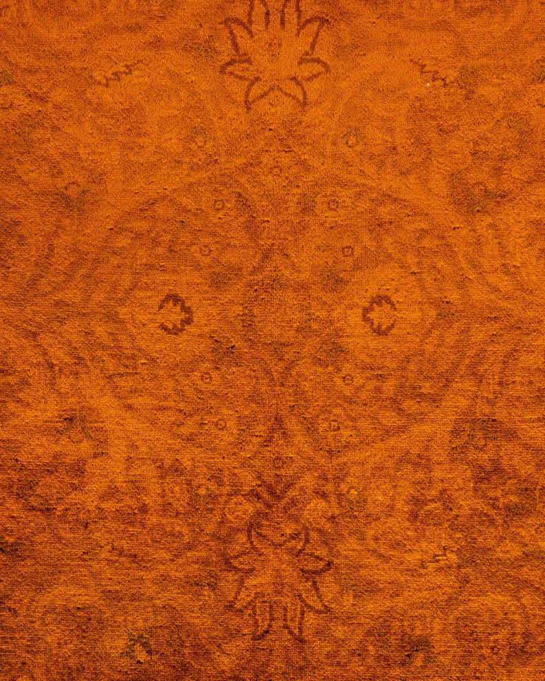 Fine Vibrance, One-of-a-Kind Hand-Knotted Area Rug Gold, 9'3"x12'3"