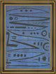 Paul Klee Heroic Fiddling - 18" x 27" Framed Premium Canvas Print