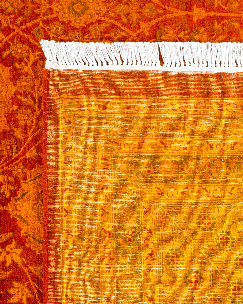 Fine Vibrance, One-of-a-Kind Handmade Area Rug Yellow, 17'1"x9'4"