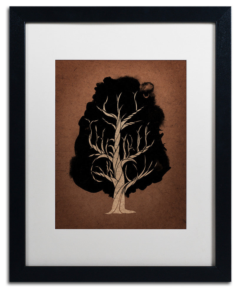 Robert Farkas 'Let The Tree Grow' Art, Black Frame, White Mat, 20x16