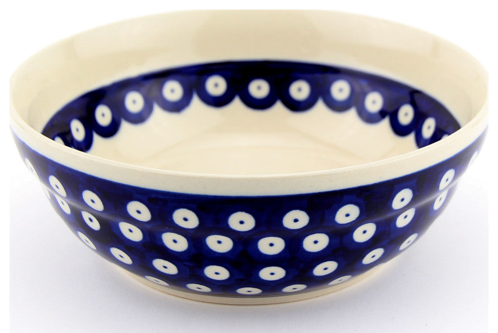 Polish Pottery Cereal / Salad Bowl, Pattern Number: 42