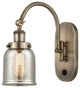 Bell Sconce, Antique Brass, Silver Plated Mercury, Silver Plated Mercury