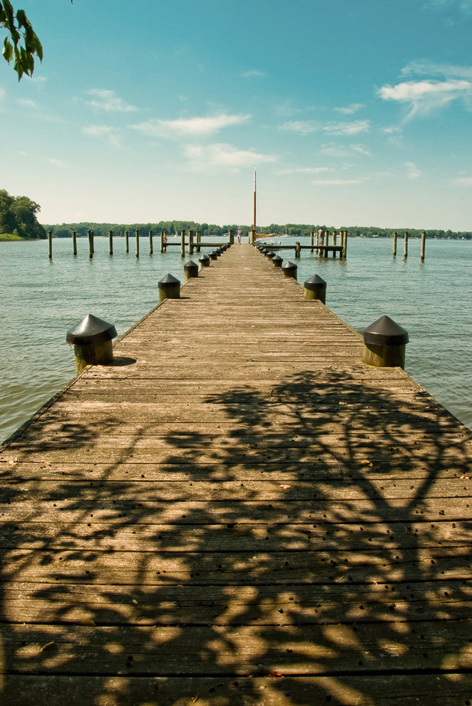 Endless Dock Landscape Photography Unframed Wall Art Print, 12" X 18"