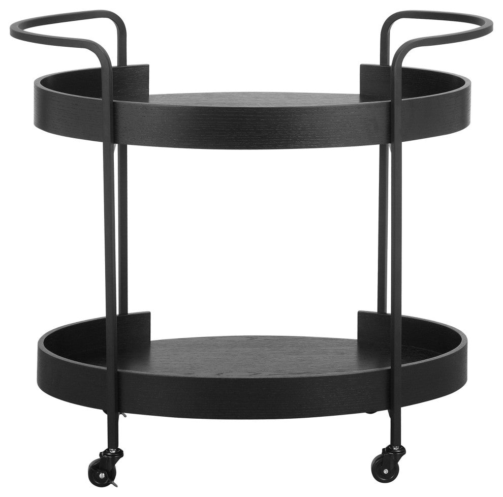 Cyril Black Bar Cart