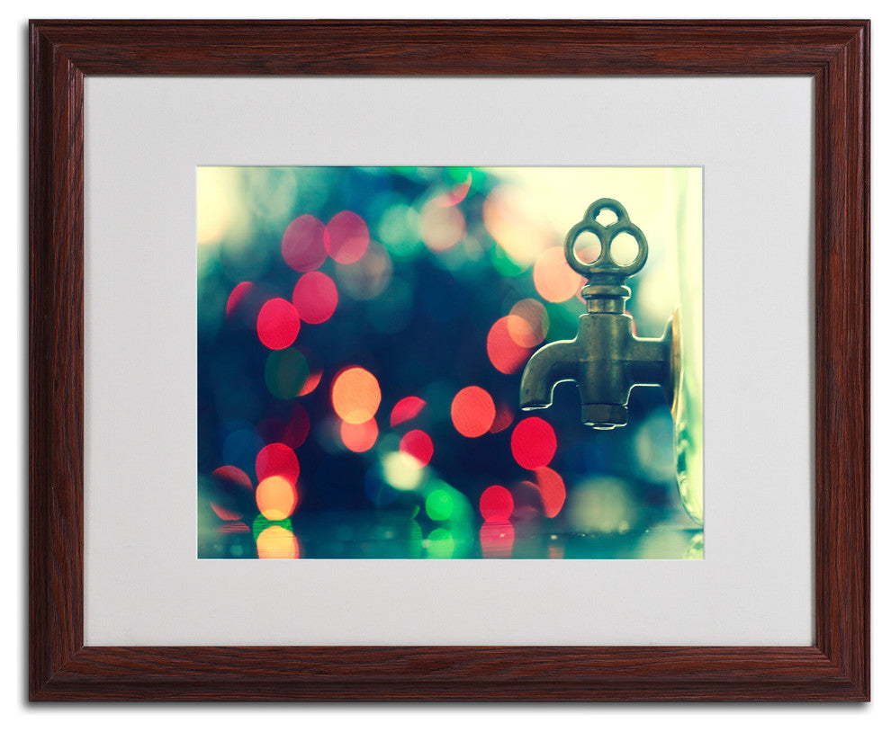 'The Magic is On' Matted Framed Canvas Art by Beata Czyzowska Young