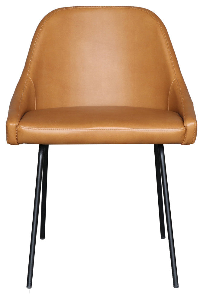 Retro Blaze Dining Chair Tan - Brown
