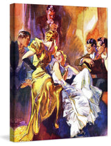 "The Blondes" Painting Print on Wrapped Canvas