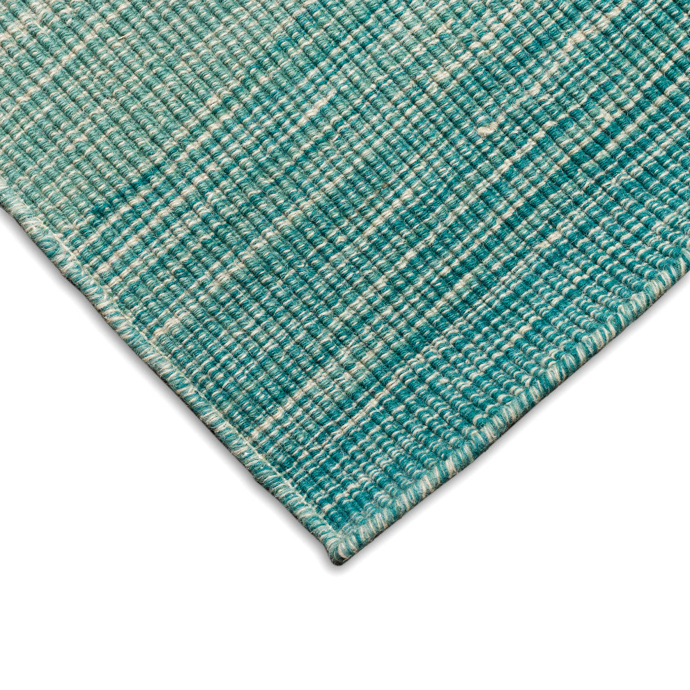 Aruba Ombre Indoor Rug, Aqua, 7'6"x9'6"