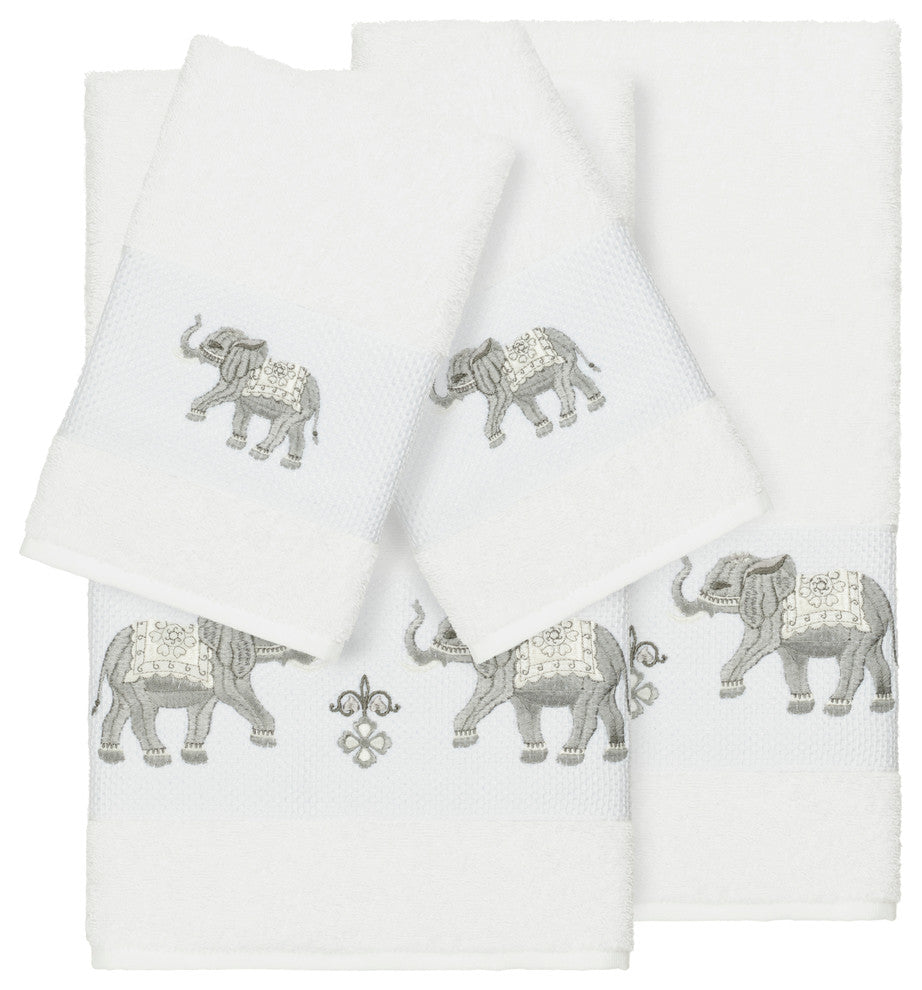 Quinn 4 Piece Embellished Towel Set