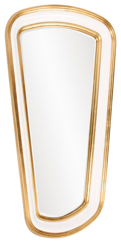 Howard Elliott Darius White Tapered Mirror