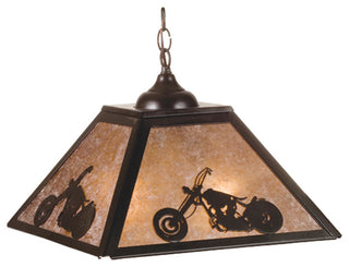 16 Square Motorcycle Pendant