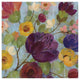 "Morning Floral Crop Magenta Flower" Paper Print by Silvia Vassileva, 20"x20"