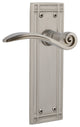 Mission Plate With Swan Lever, Satin Nickel, Right-Handed