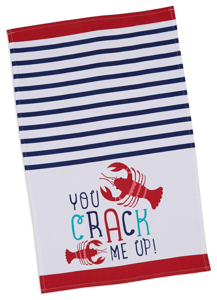 Sail Away Printed Dishtowel