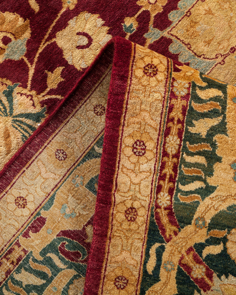 Mogul, One-of-a-Kind Hand-Knotted Area Rug Red, 8'2"x9'10"