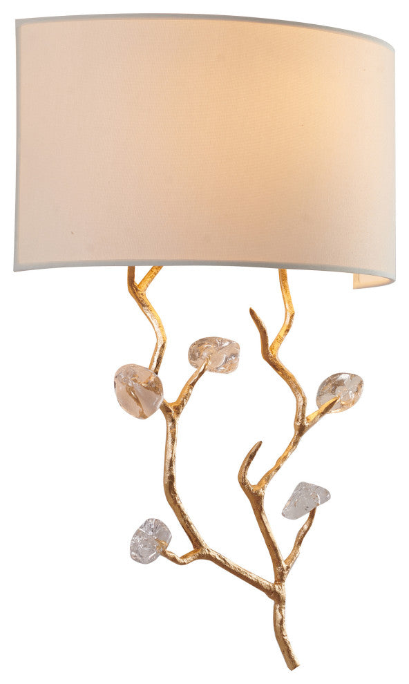Bethel International LA37W14G 1-Light Wall Sconce, Gold
