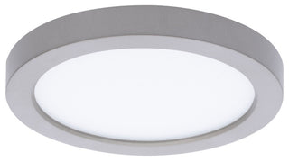 Round LED Energy Star Flush Mount, Nickel