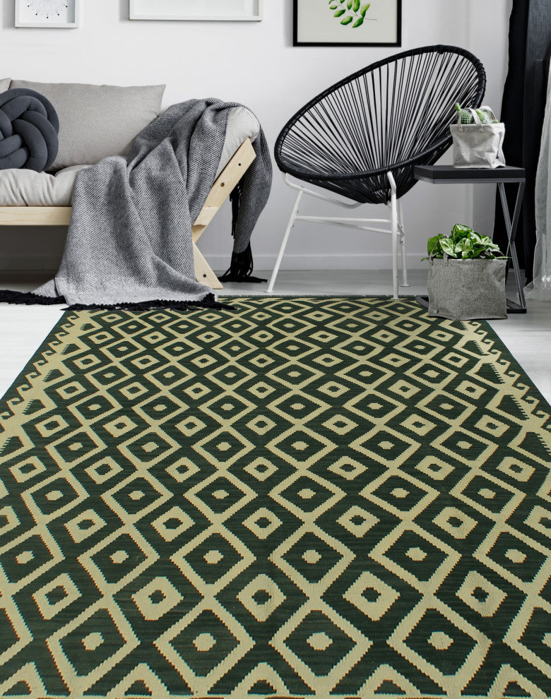 Sangat Kilim Hussaini Ivory Rug