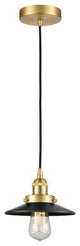 Innovations 616-1PH-SG-M6-BK 1-Light Mini Pendant, Satin Gold
