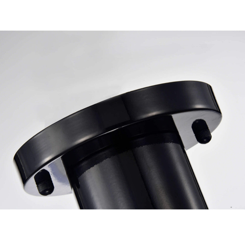 Lorena Sputnik 11-Light Flush Mount, Black and Gold Finish