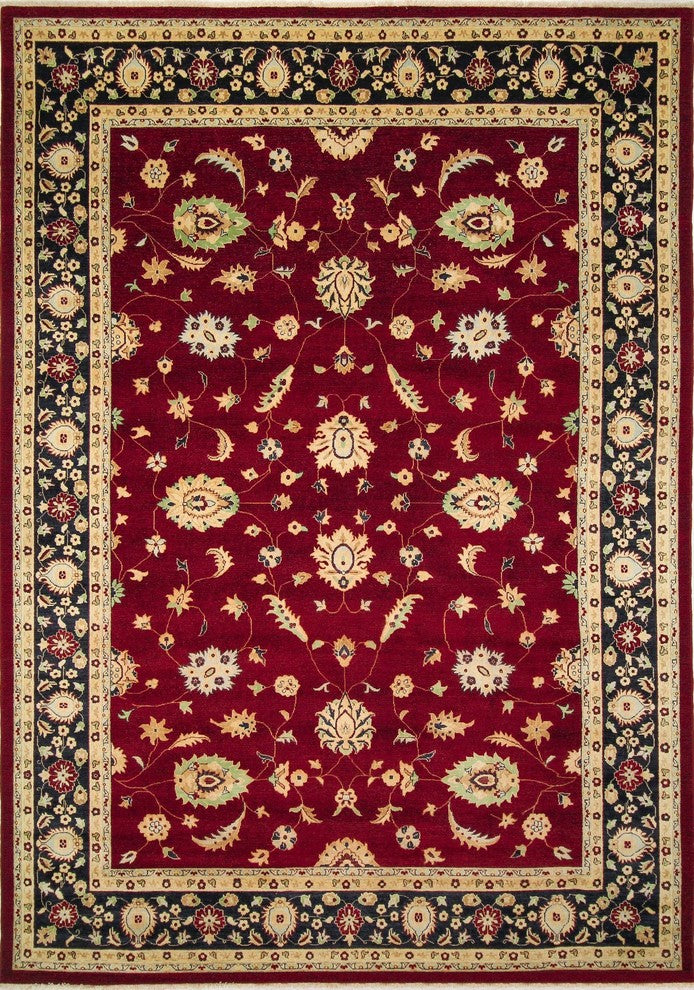 Peshawar Landon Red Hand-Knotted Rug, 10''0x13''10