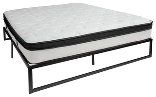King Bed Frame and Mattress Set