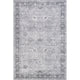 Bayberry Spill Proof Vintage Machine Washable Area Rug, Light Grey 9'x12'