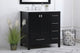 Isabel Black 32" Single Sink Bathroom Vanity