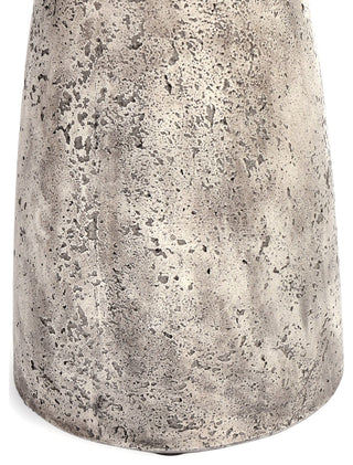 Collins 19" Concrete Outdoor Accent Table by Kosas Home, Light Grey