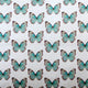 Tracy Upton Costa Rica Robin Egg Butterfly Tiny Scale Print Pillow, 12"x20"