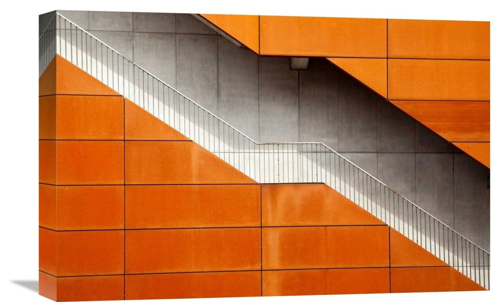 "Steel" Stretched Canvas Giclee by Alida Van Zaane, 22x15"