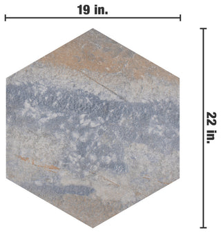 Pompeya Grand Hex Porcelain Floor and Wall Tile