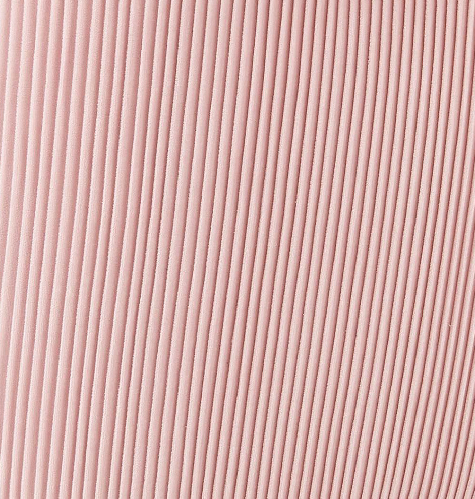 Beatrix Pleated Velvet Side Chair, Blush