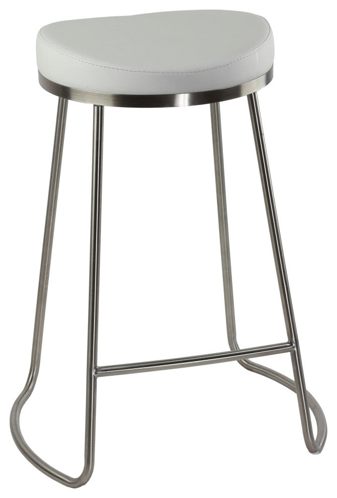 Cortesi Home Cortesi Home Bianco Counter Height Stools, White