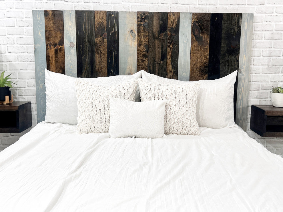 Handcrafted Headboard, Hanger Style, All Terrain Mix, California King