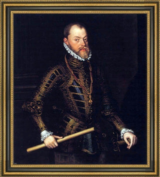 Alonso Sanchez Coello Philip II Framed Premium Canvas Print, 20"x25"