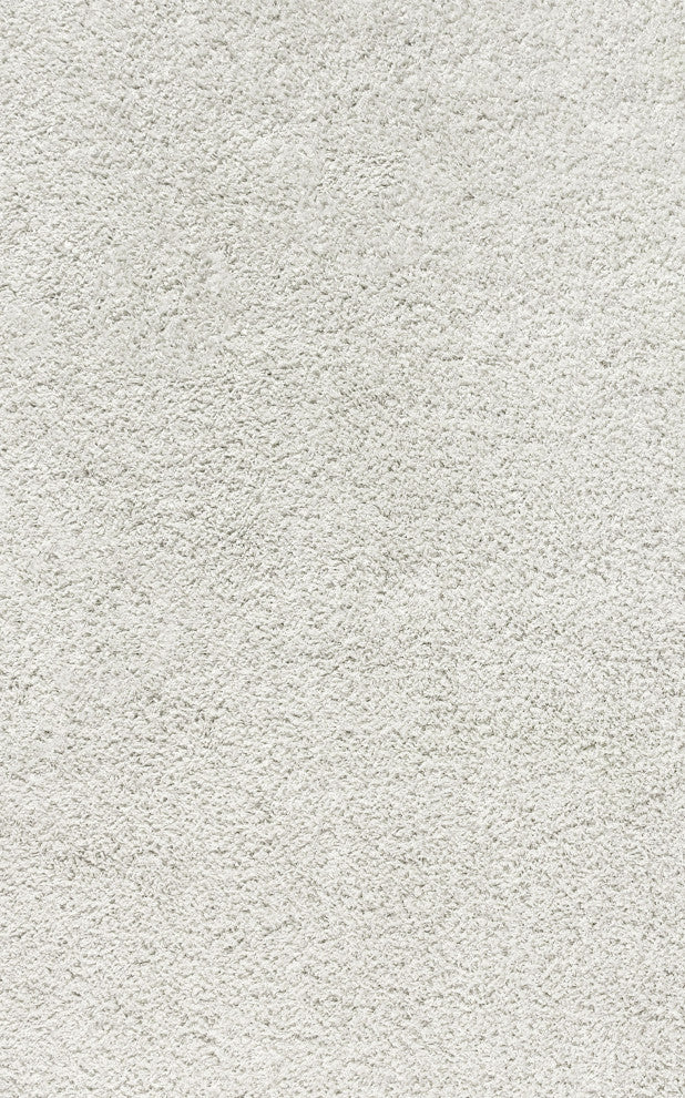 Mercer Shag Plush Area Rug, White, 3 X 5