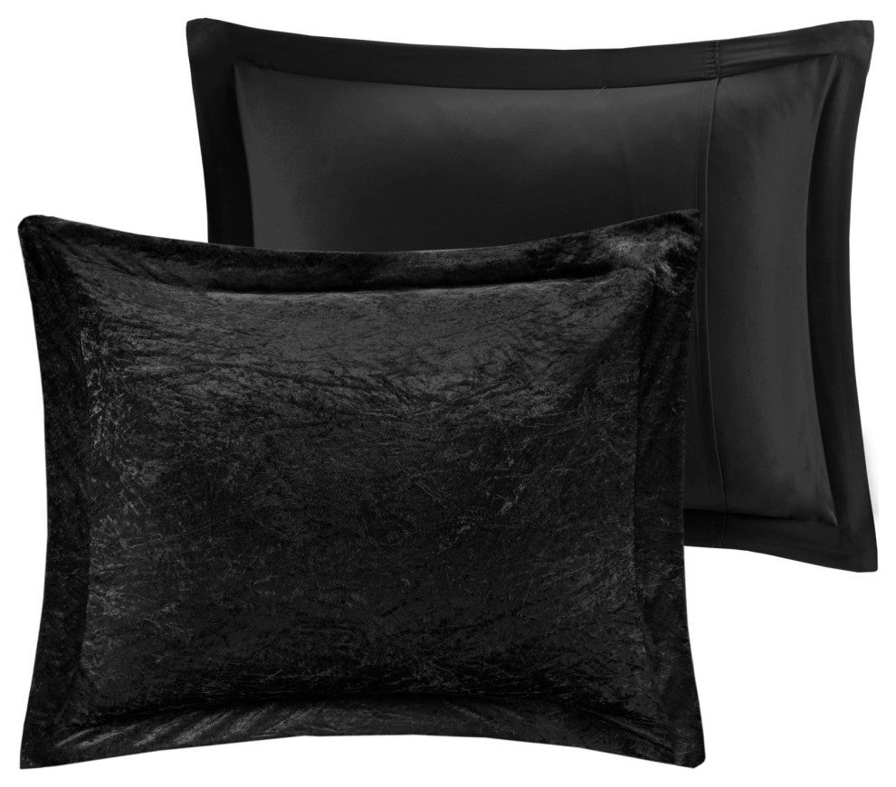 Intelligent Design Felicia Crushed Velvet 4-Piece Comforter Set