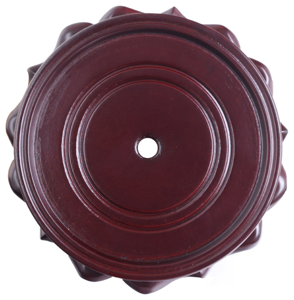 Oriental Onion Shaped Vase Stand, 7