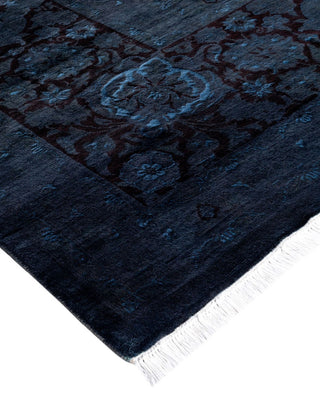 Overdyed, One-of-a-Kind Hand-Knotted Area Rug Gray, 12' 1" x 17' 10"