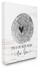 Stupell Ind. You And Me Were Meant To Be Canvas Wall Art, 16x20