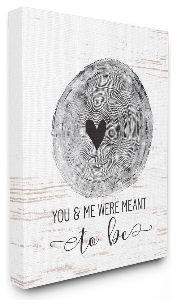 Stupell Ind. You And Me Were Meant To Be Canvas Wall Art, 16x20