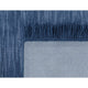 Eva Solid Area Rug, Blue, 2'6"x8'