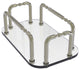 Vanity Top Guest Towel Holder, Polished Nickel